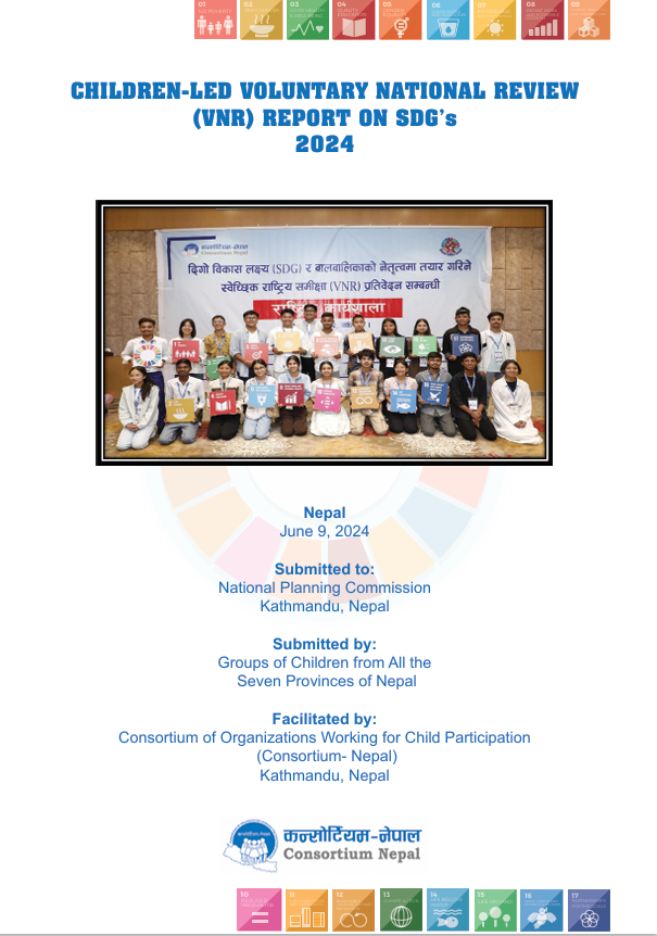 Children Led Voluntary National Review Report (VNR) on SDGs 2024