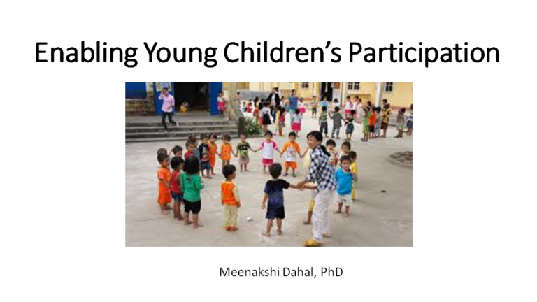 Enabling Young Children Participation